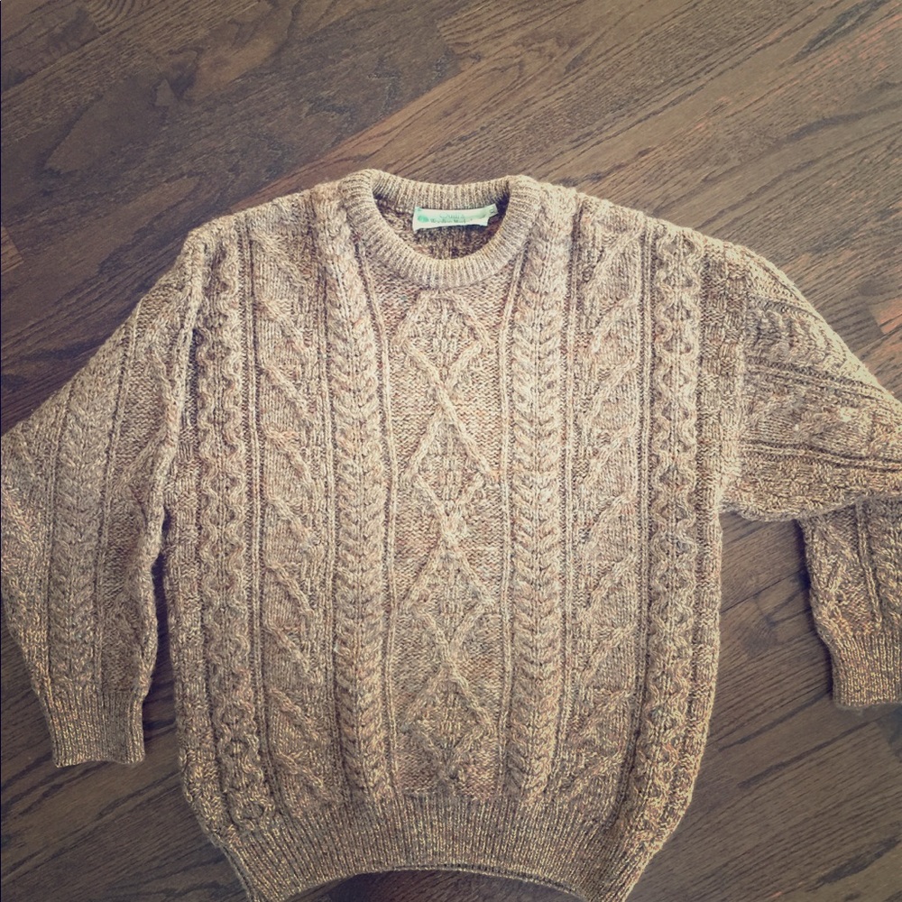 Handmade wool fisherman’s sweater